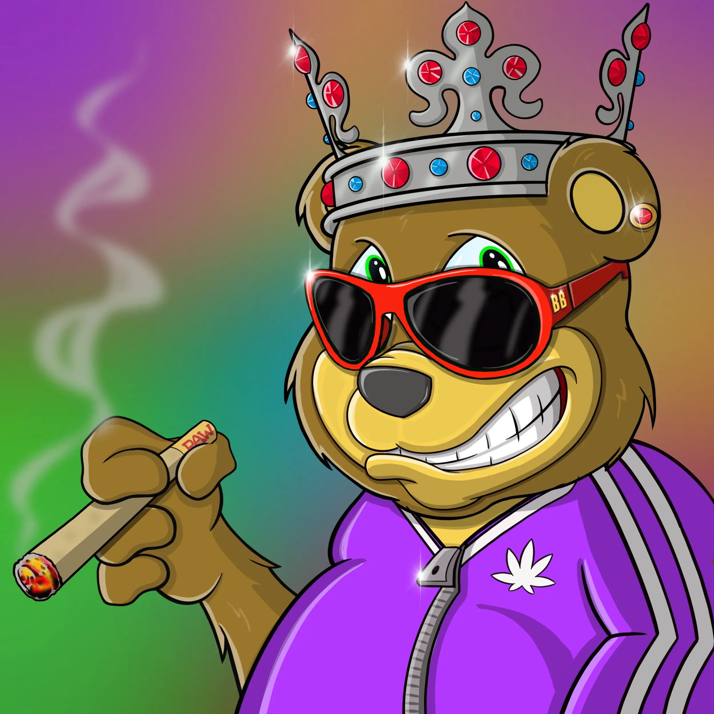 Burnin Bears #468 NFT on Algorand