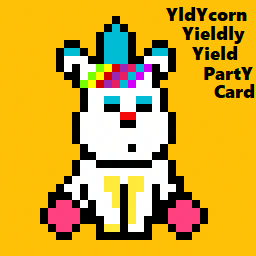 YldYcorn YY PartY Card