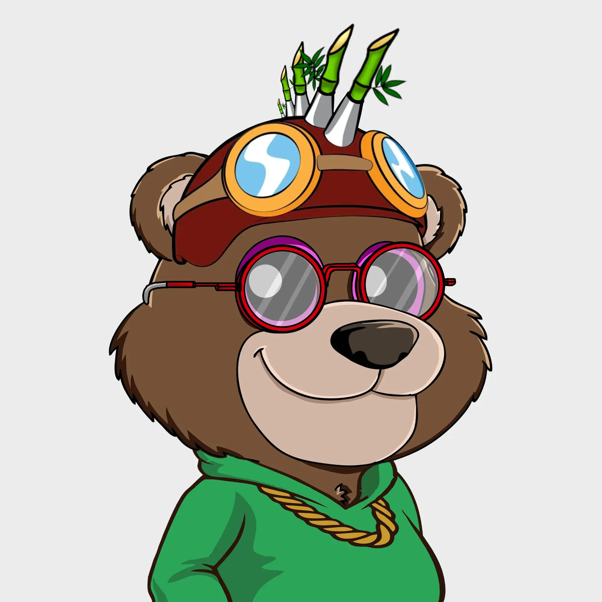 Gluttonous Bears #14 NFT on Algorand