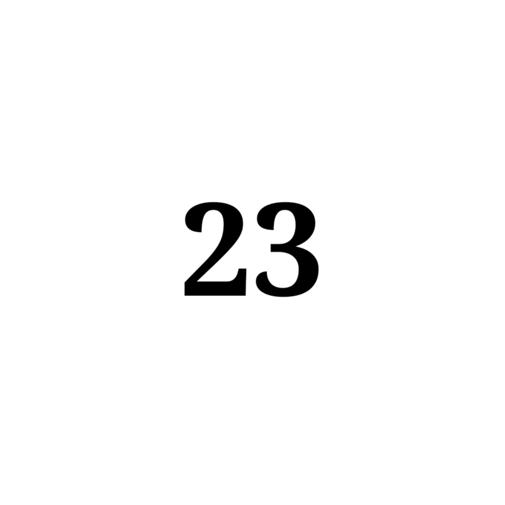 Number 23 NFT on Algorand