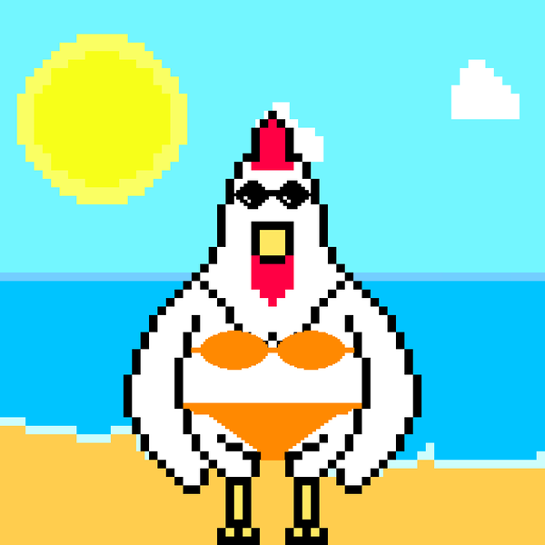 Image of Pixel Chicken #34