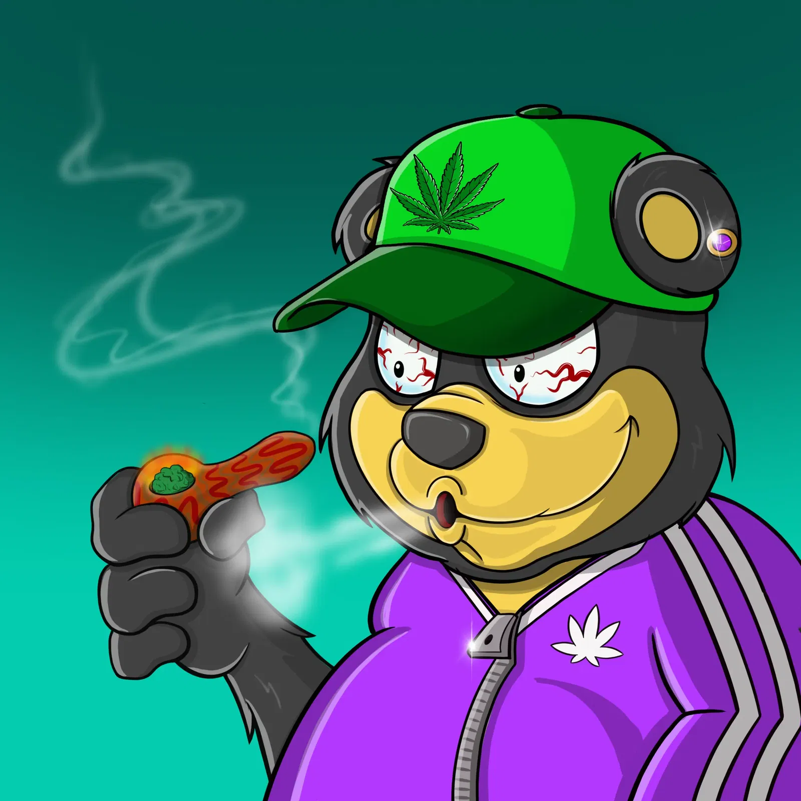 Burnin Bears #268 NFT on Algorand