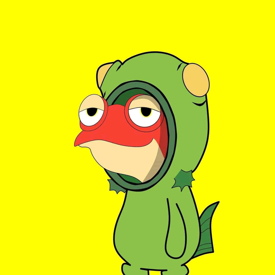 frog art #01 NFT on Algorand