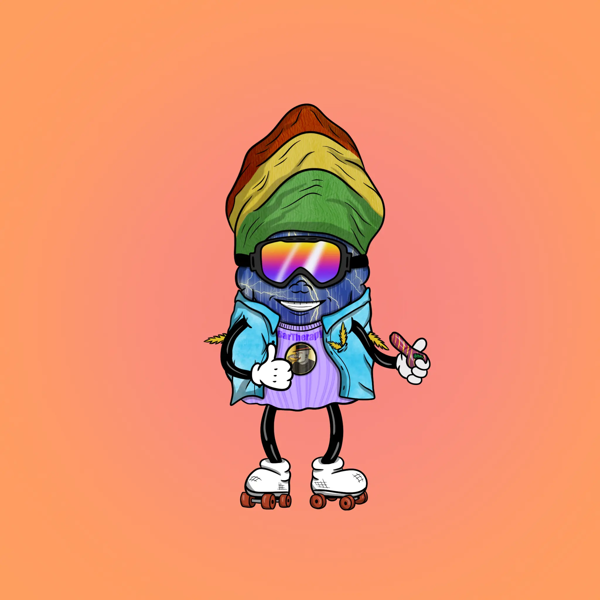 Blazing Budz #351 NFT on Algorand