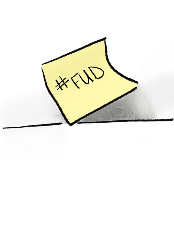 An image of Note, #FUD