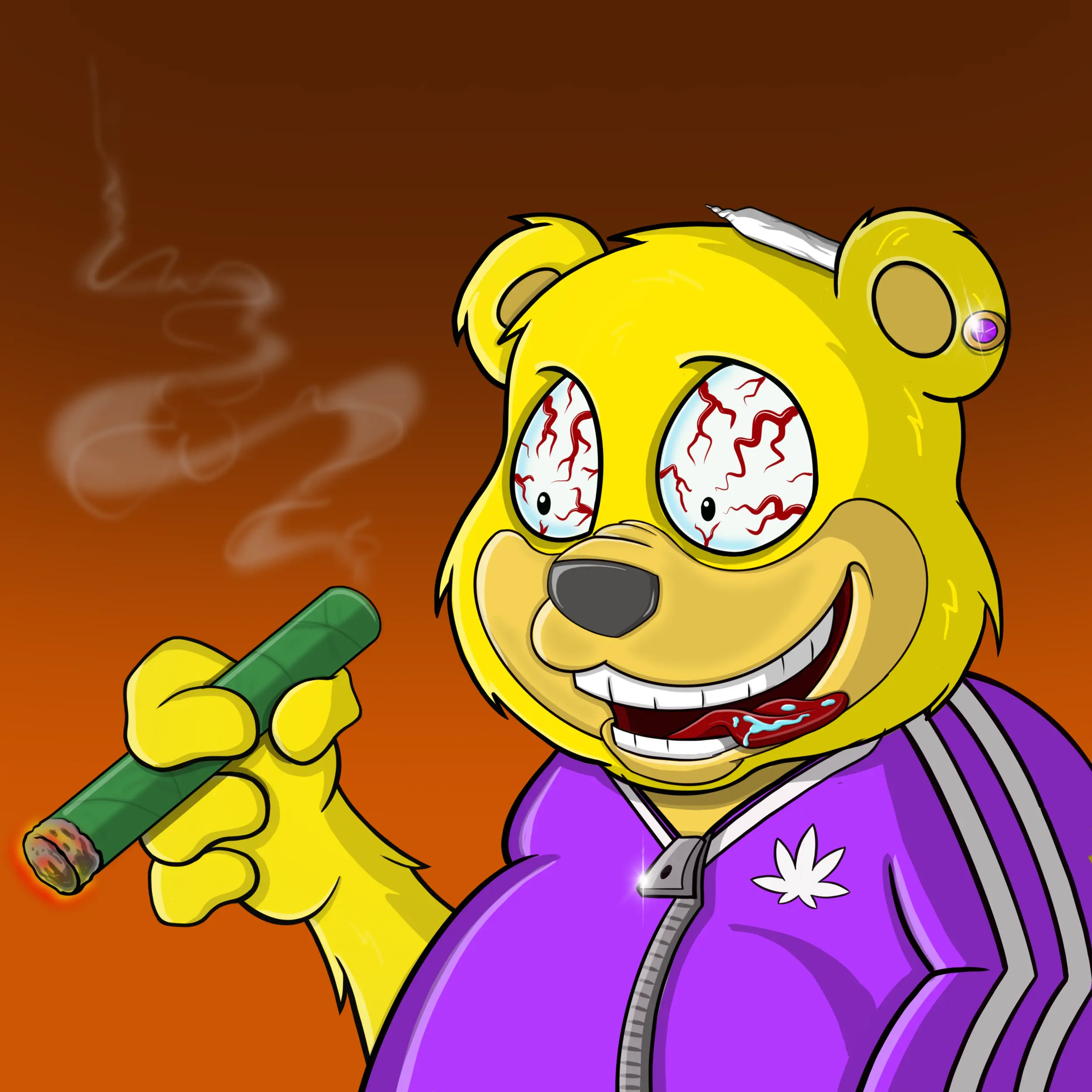 Burnin Bears #694 NFT on Algorand