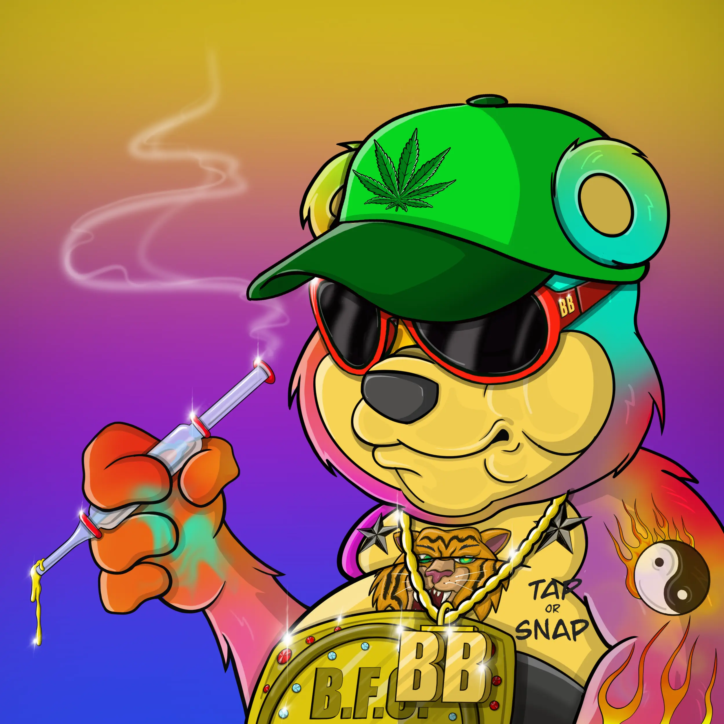 Burnin Bears #43 NFT on Algorand