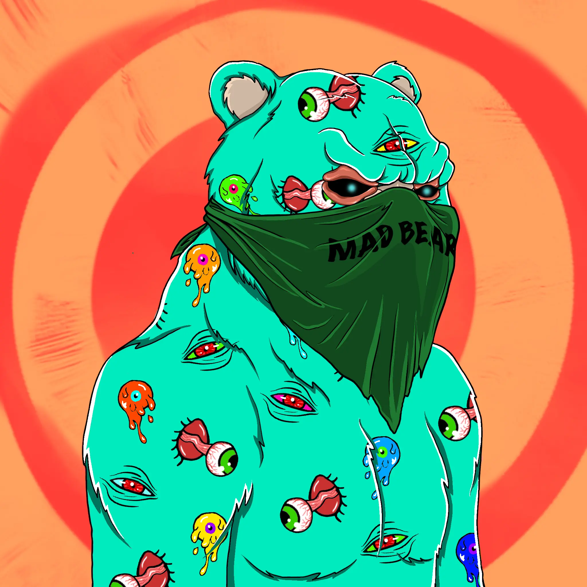 Mad Bears #1456 NFT on Algorand