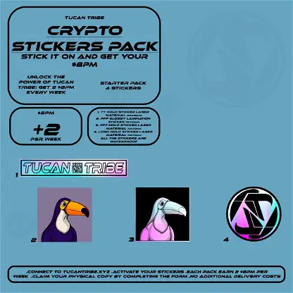 Tucan Tribe Crypto Stickers #384