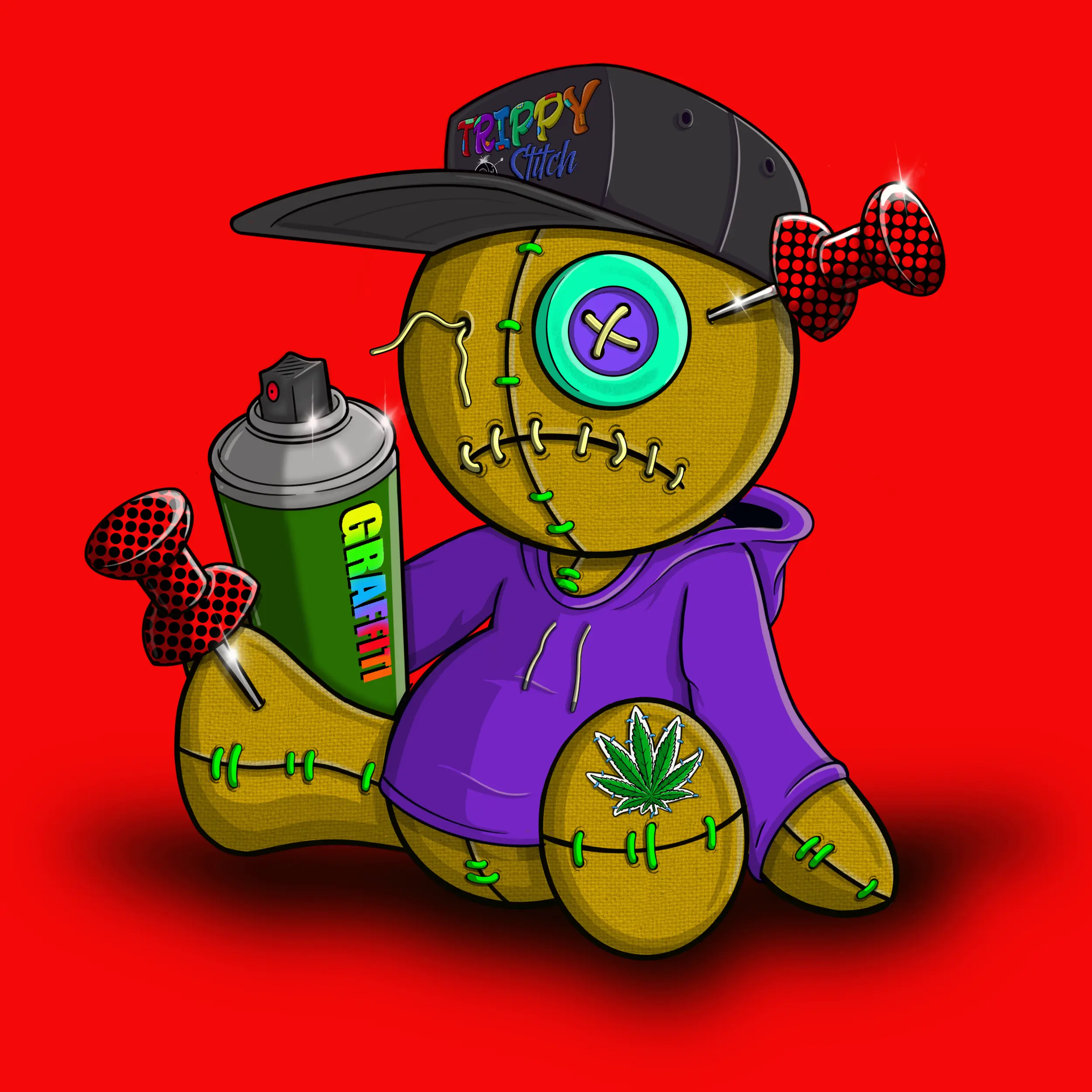 Trippy Stitch #446 NFT on Algorand