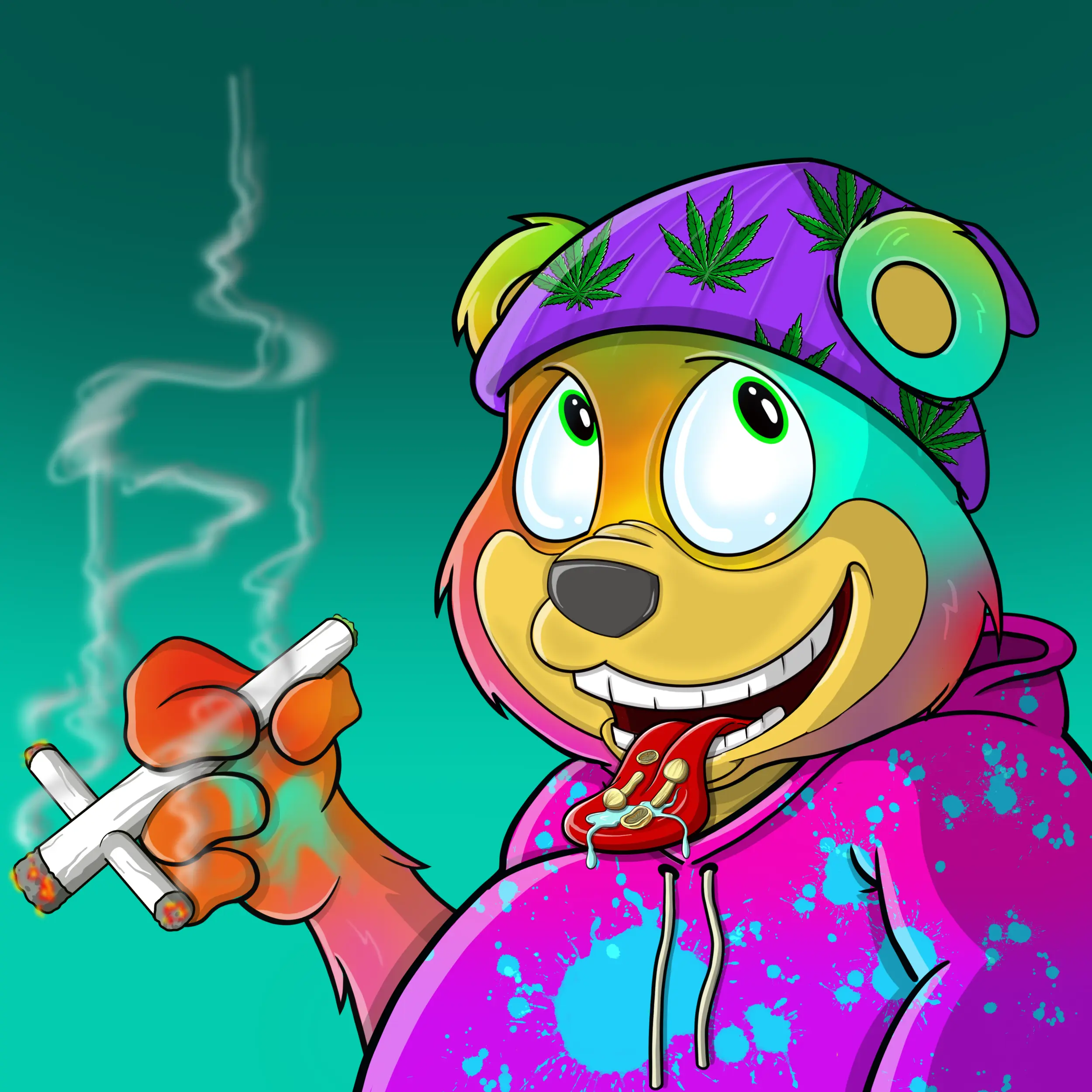 Burnin Bears #1007 NFT on Algorand