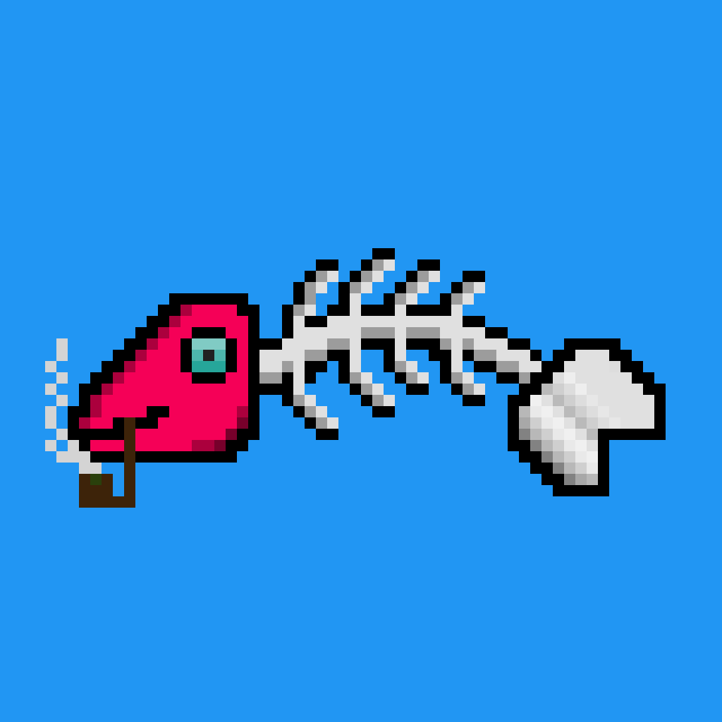 8-Bit BoneFish #254 NFT on Algorand