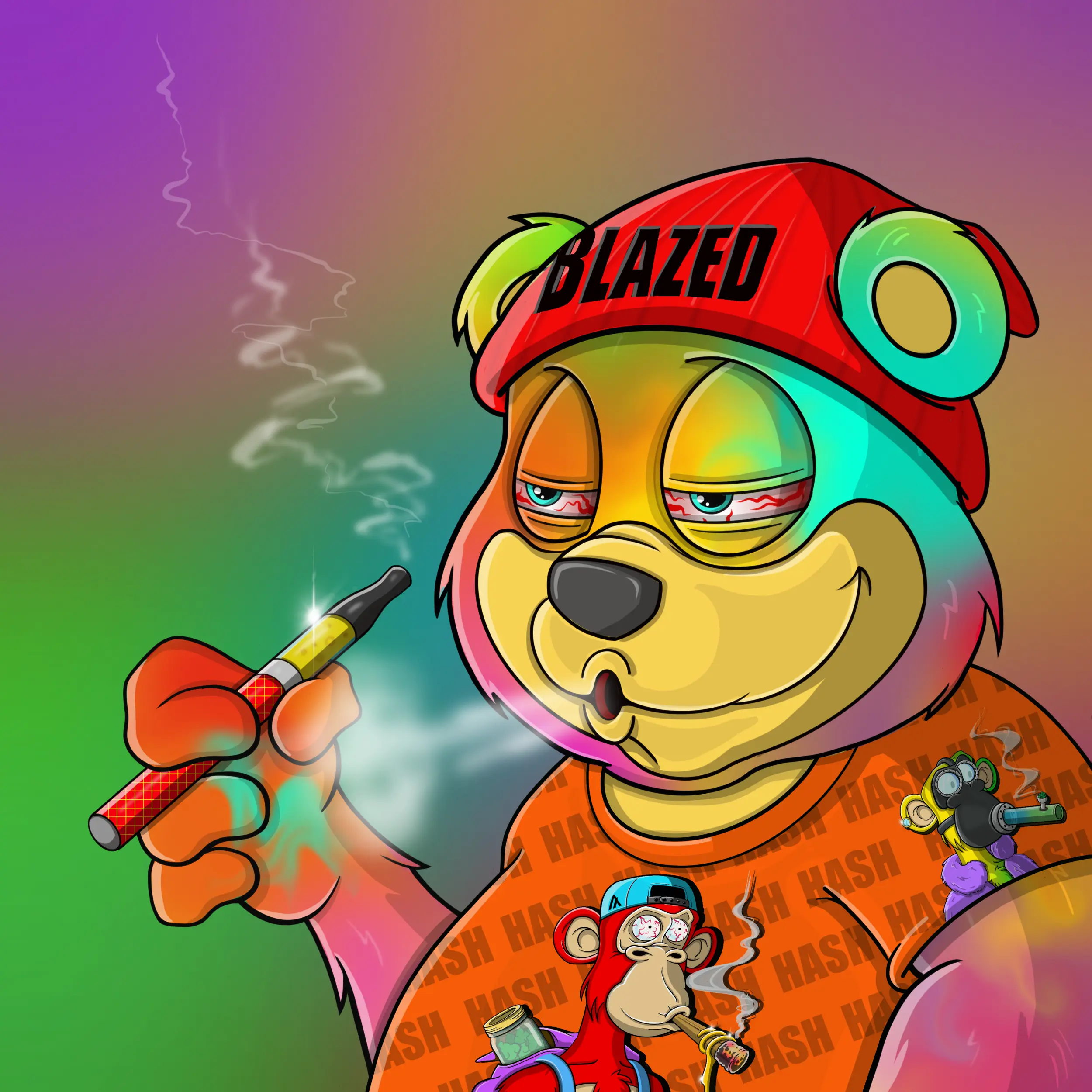 Burnin Bears #399 NFT on Algorand