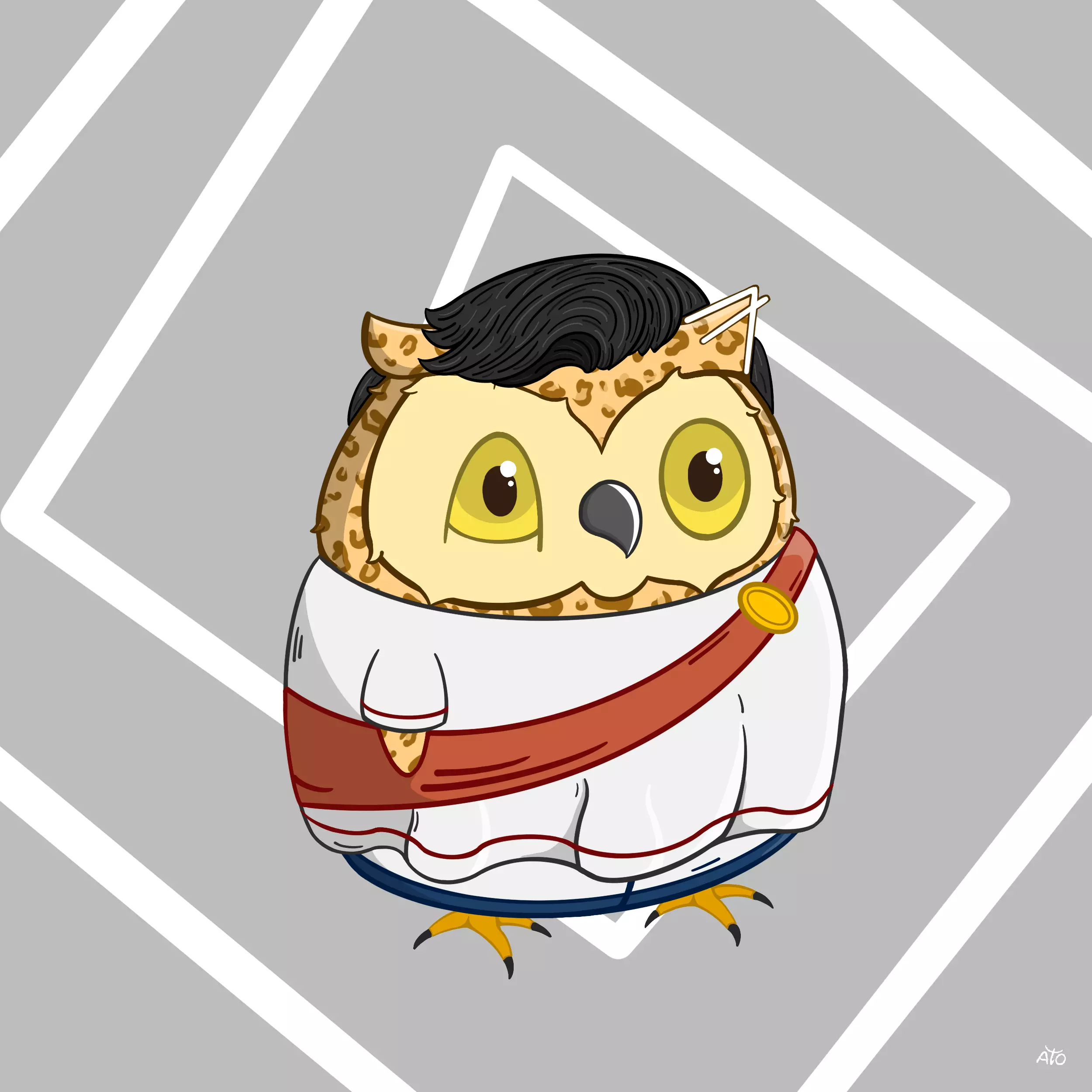 Baby Hoot Group #4645 NFT on Algorand