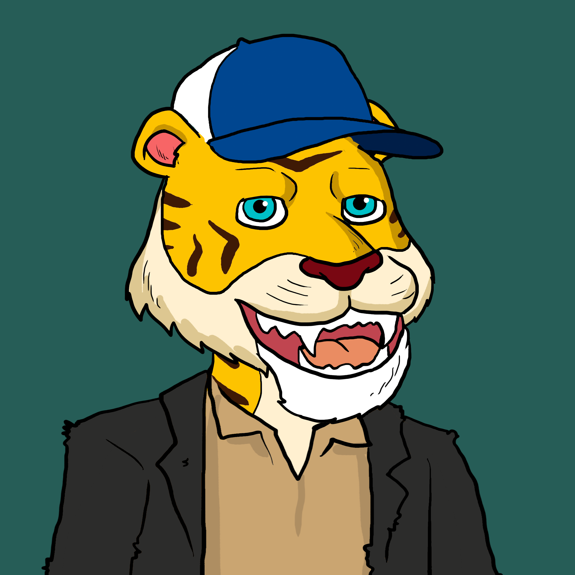 Timid Tiger #035 NFT on Algorand
