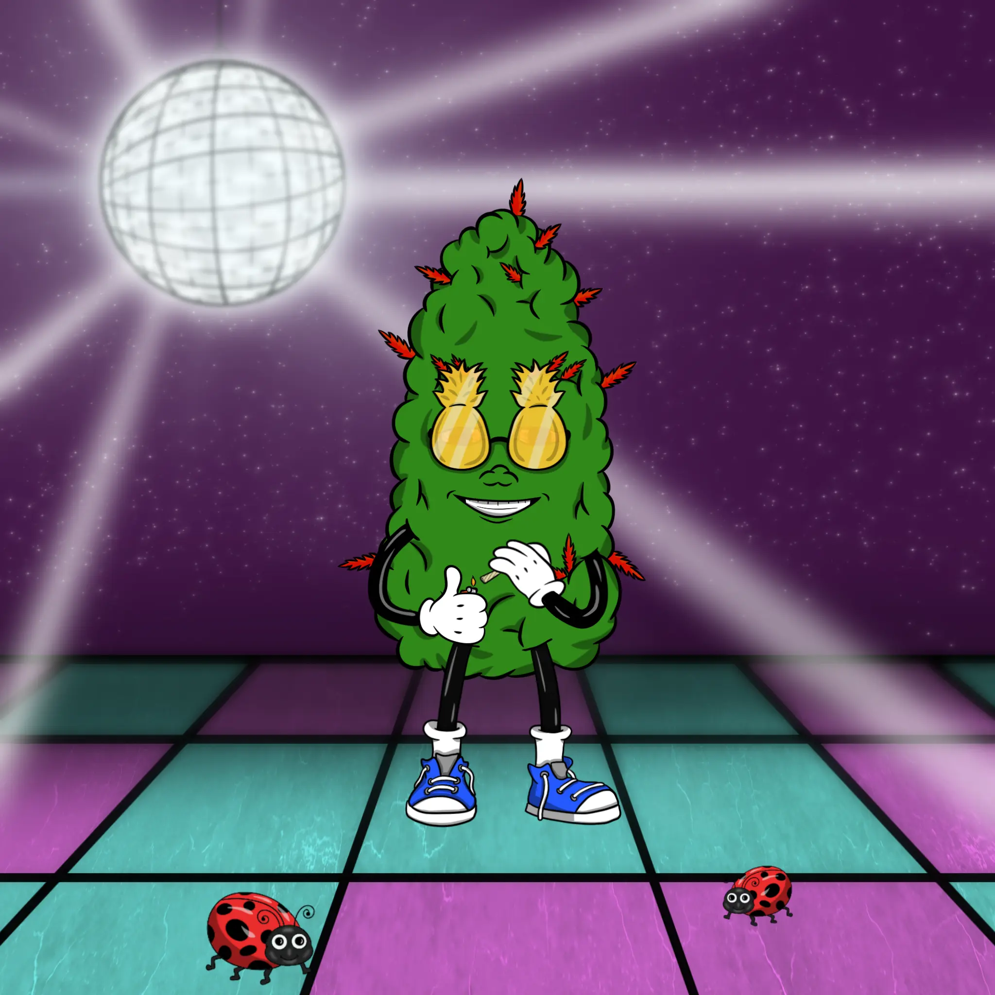 Blazing Budz #75 NFT on Algorand