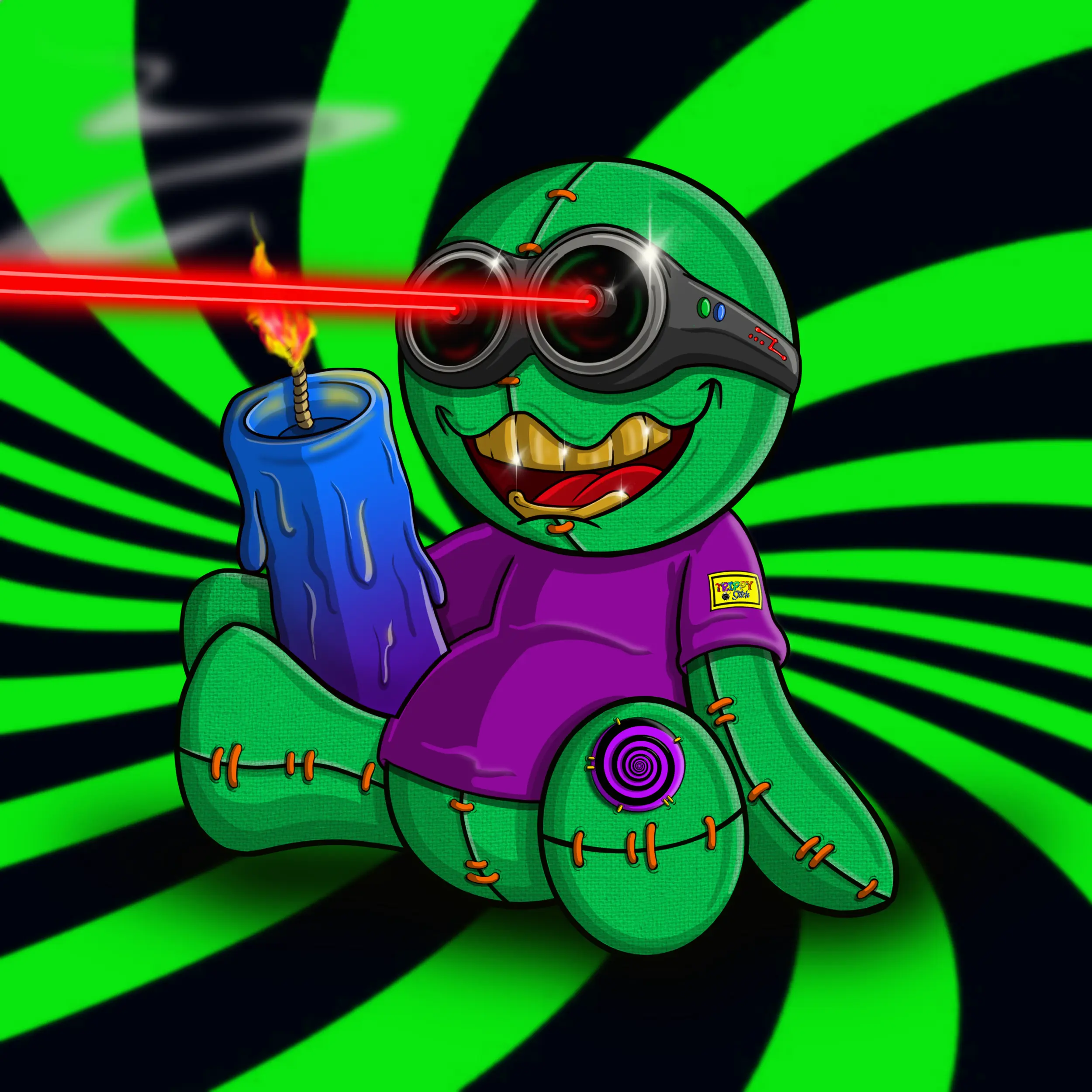 Trippy Stitch #757 NFT on Algorand