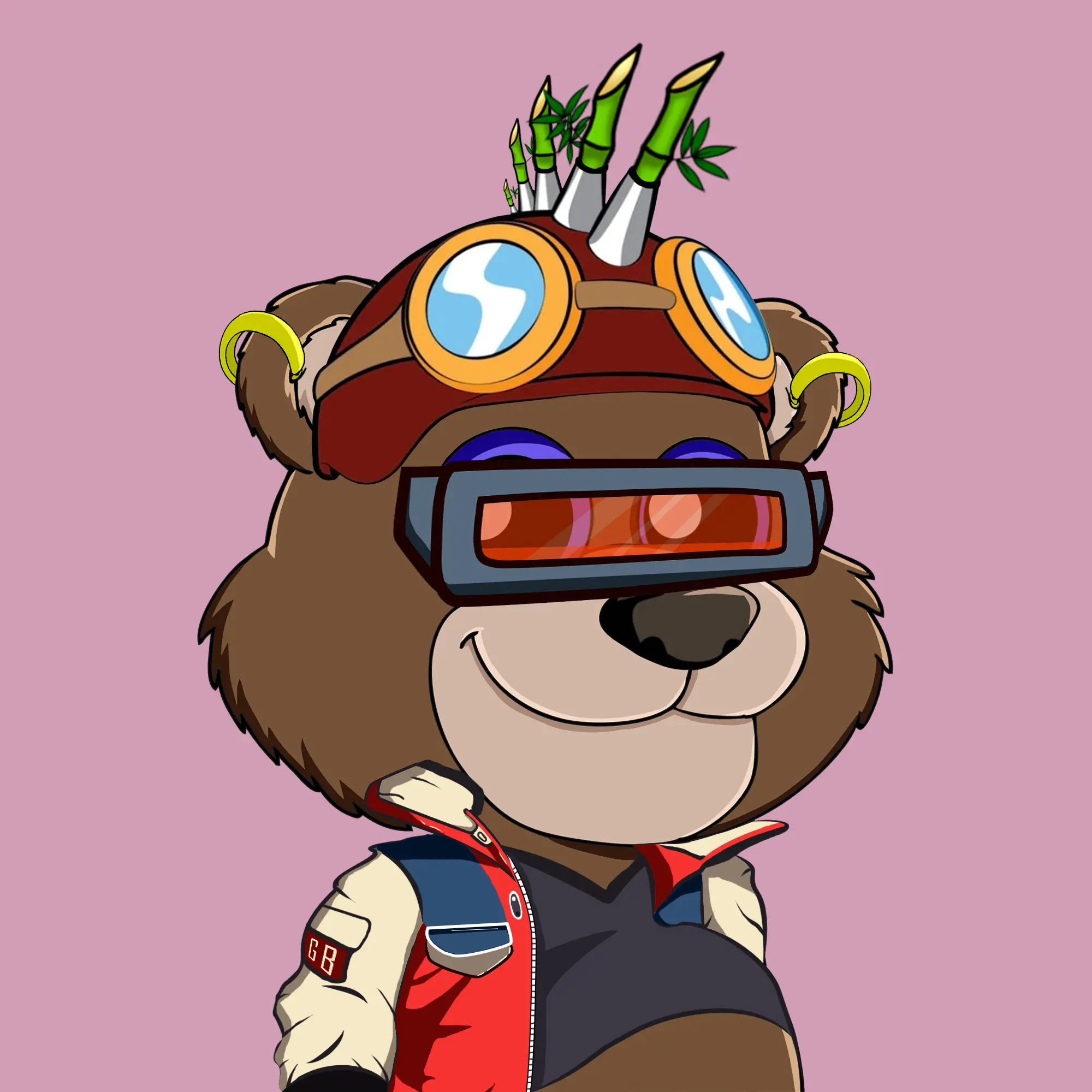 Gluttonous Bears #347 NFT on Algorand