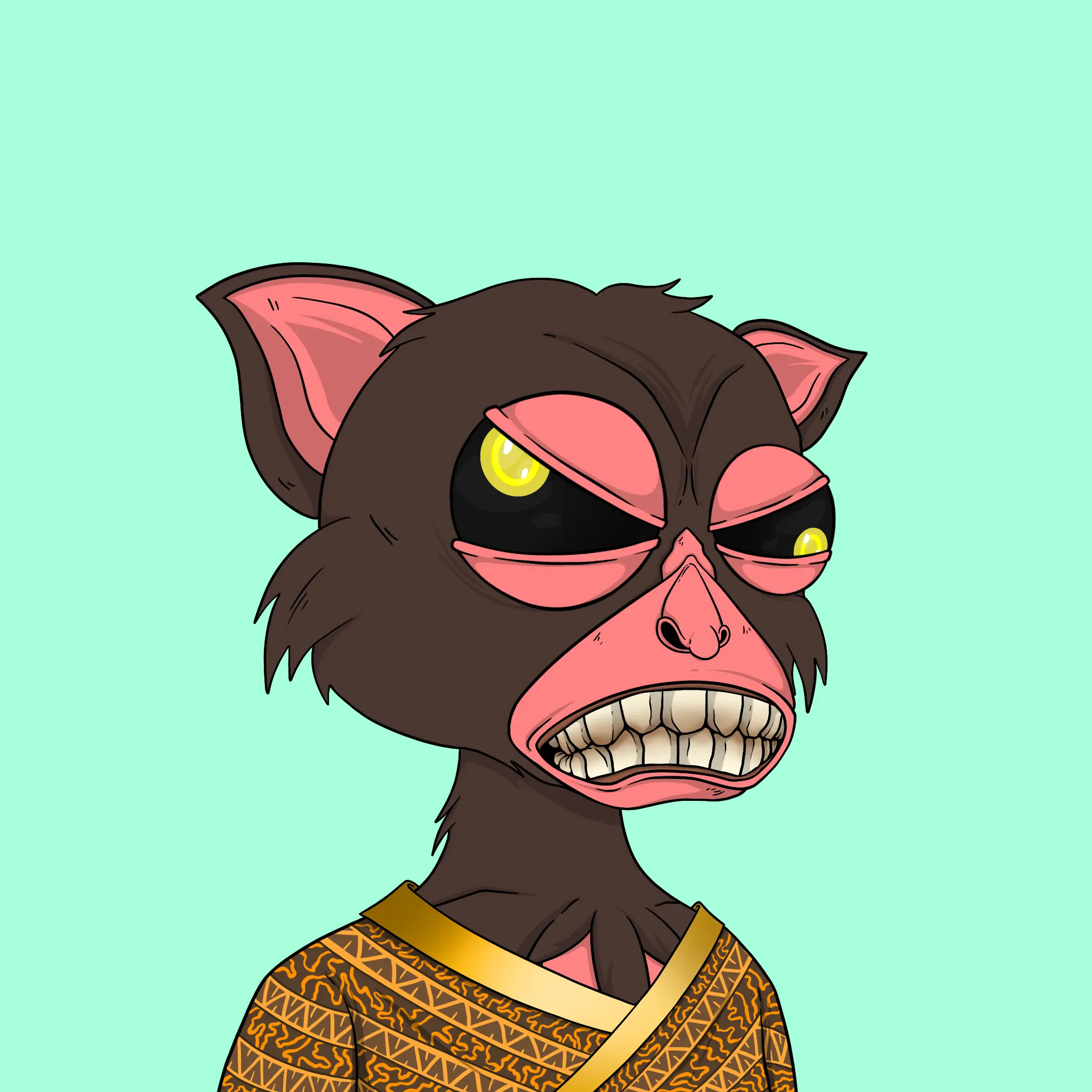 Trendy Tarsier #2074 NFT on Algorand
