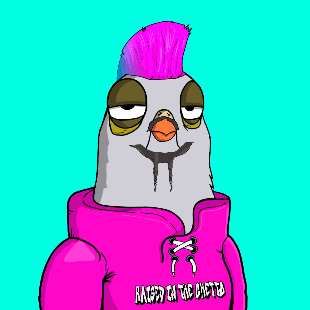 Ghetto Pigeons #0155 NFT on Algorand
