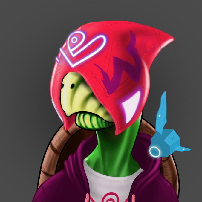 ALGOTURTLES CHILL BILL - 44 NFT on Algorand