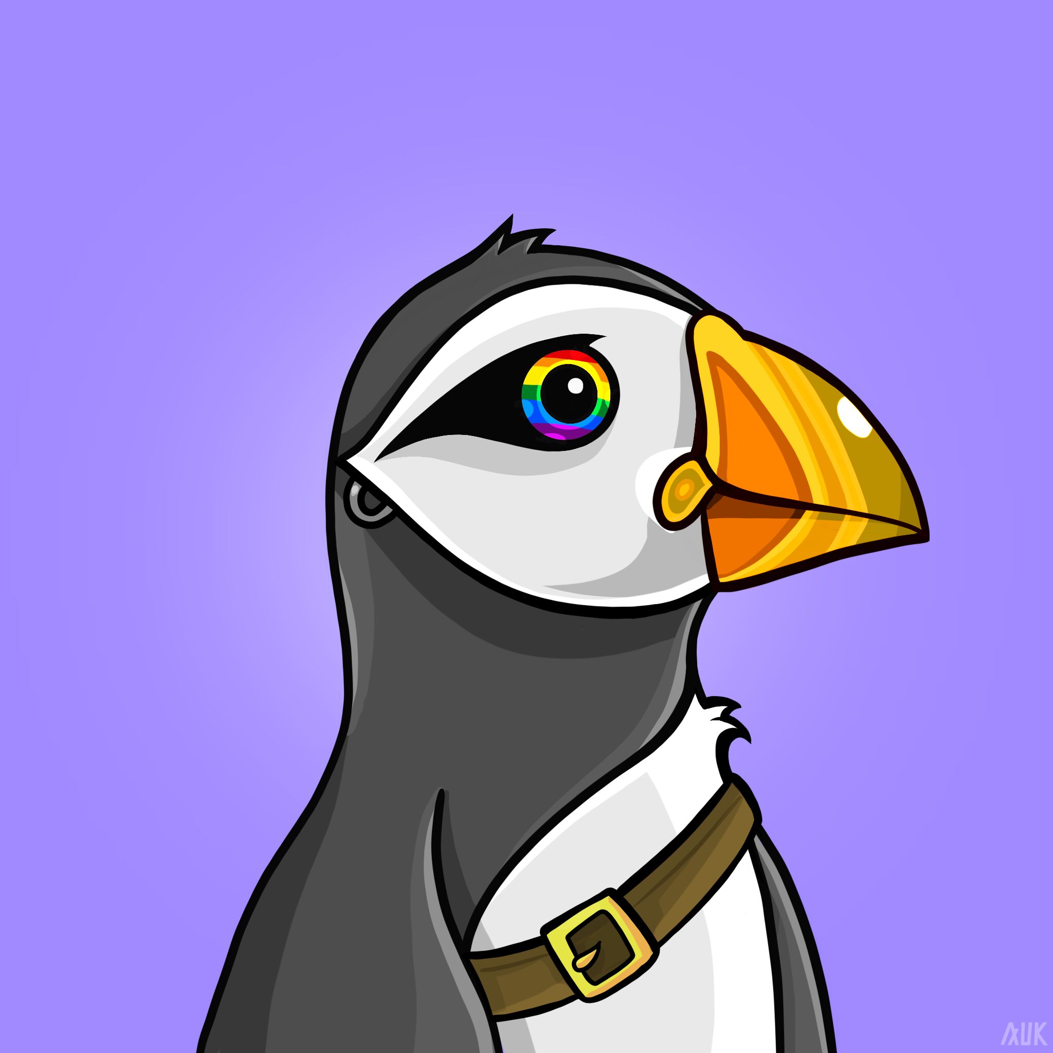 Poppin Puffins #2554 NFT on Algorand