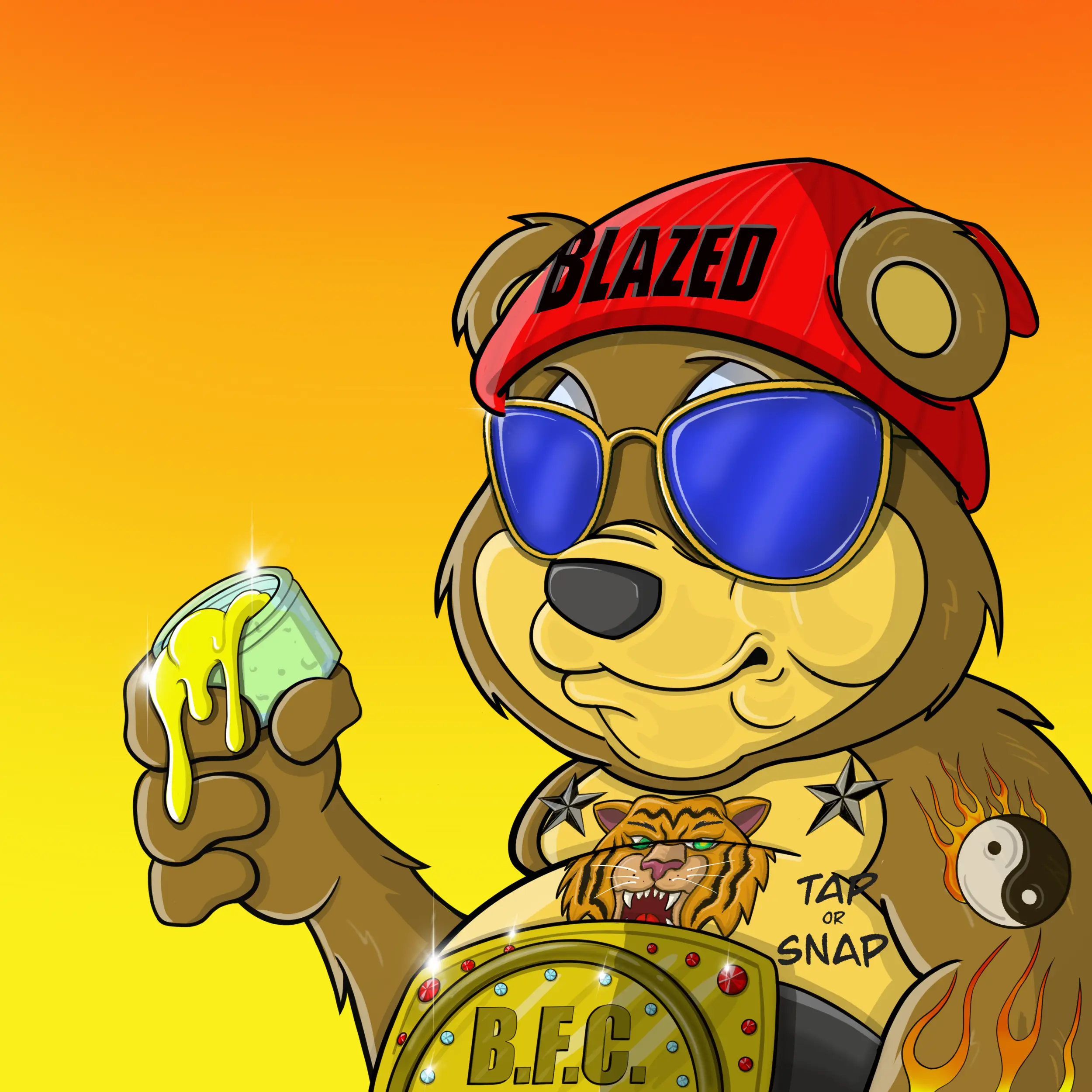 Burnin Bears #174 NFT on Algorand