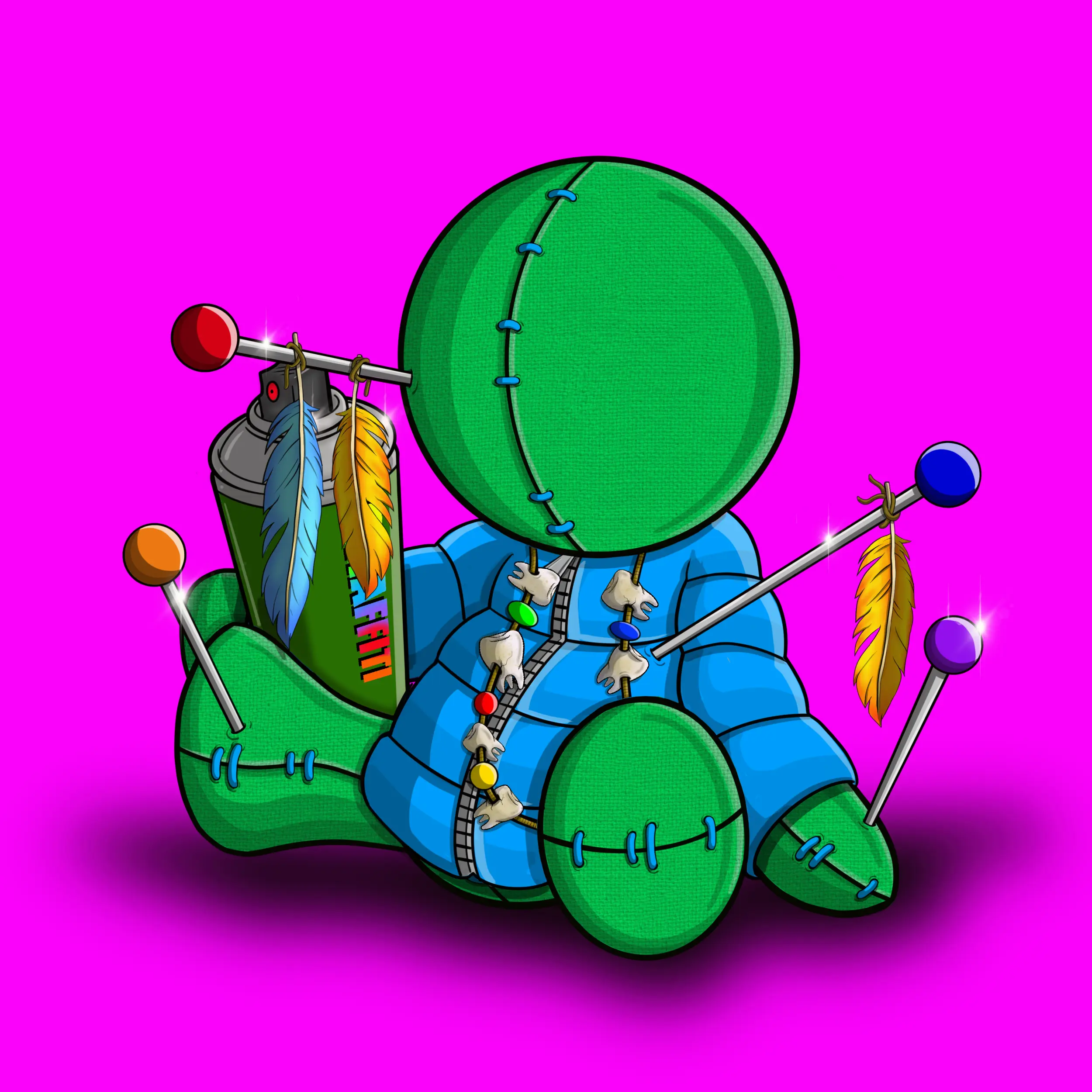 Trippy Stitch #371 NFT on Algorand