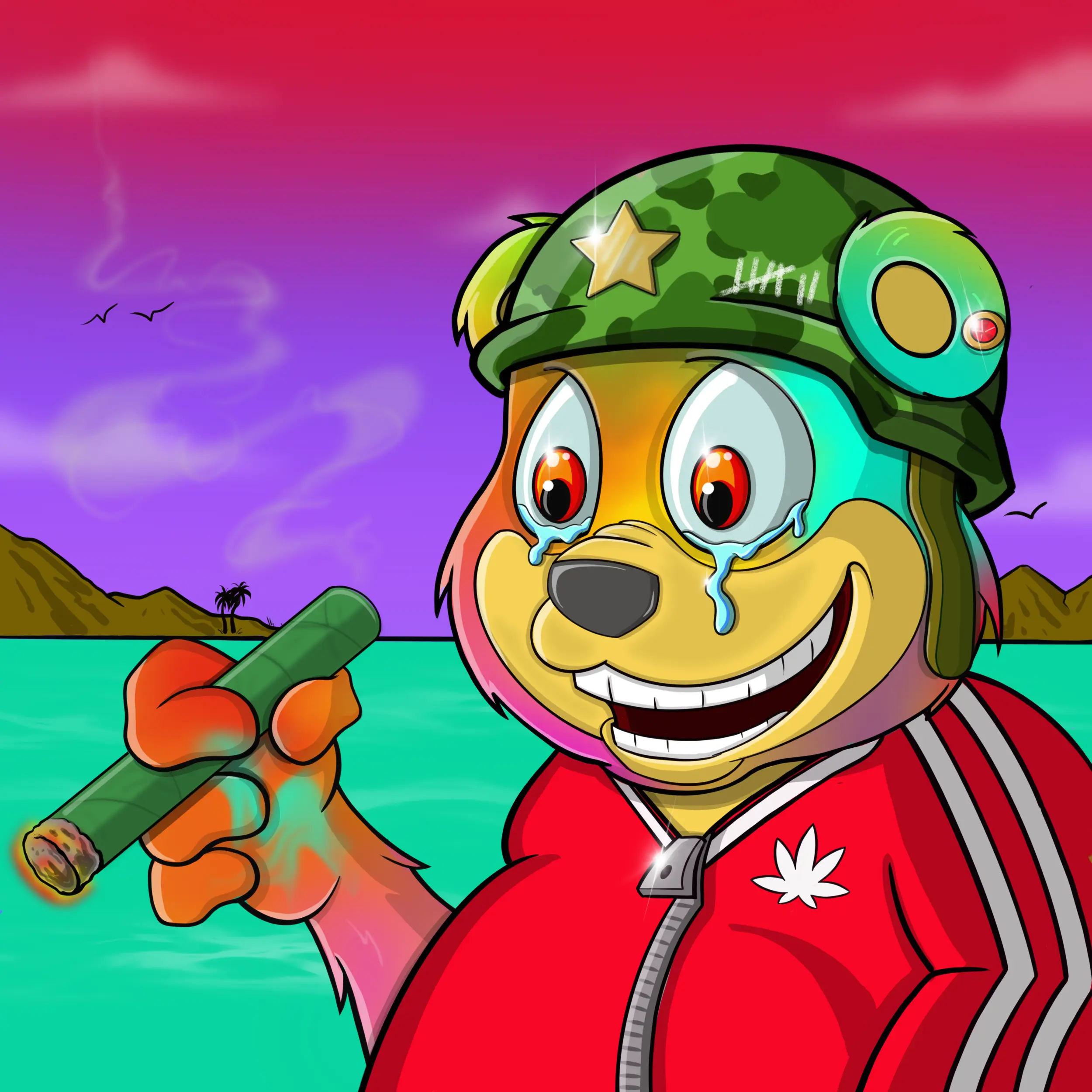 Burnin Bears #363 NFT on Algorand