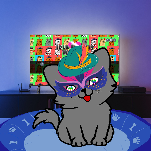 Happy Hoomens Cat#0390 NFT on Algorand