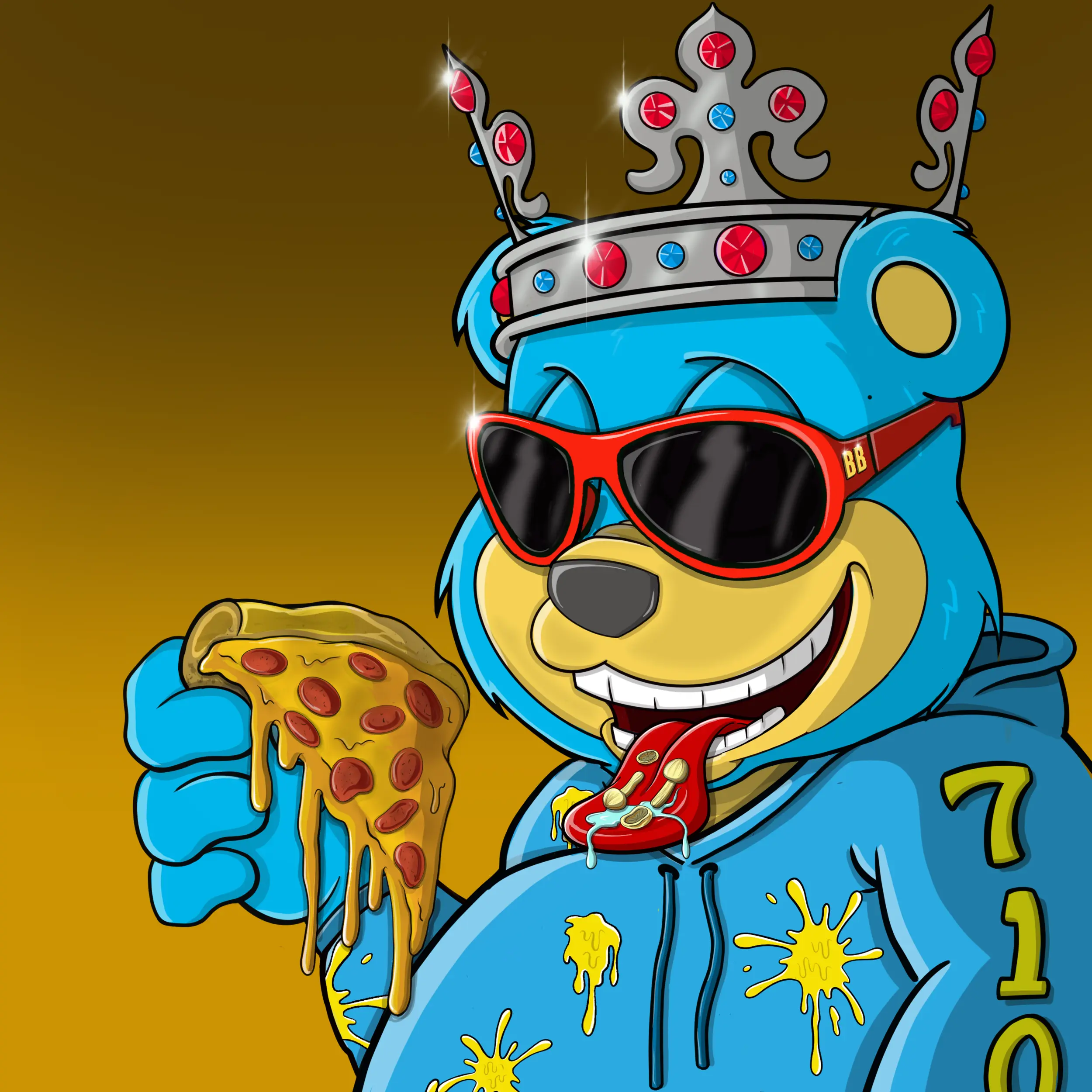 Burnin Bears #1084 NFT on Algorand