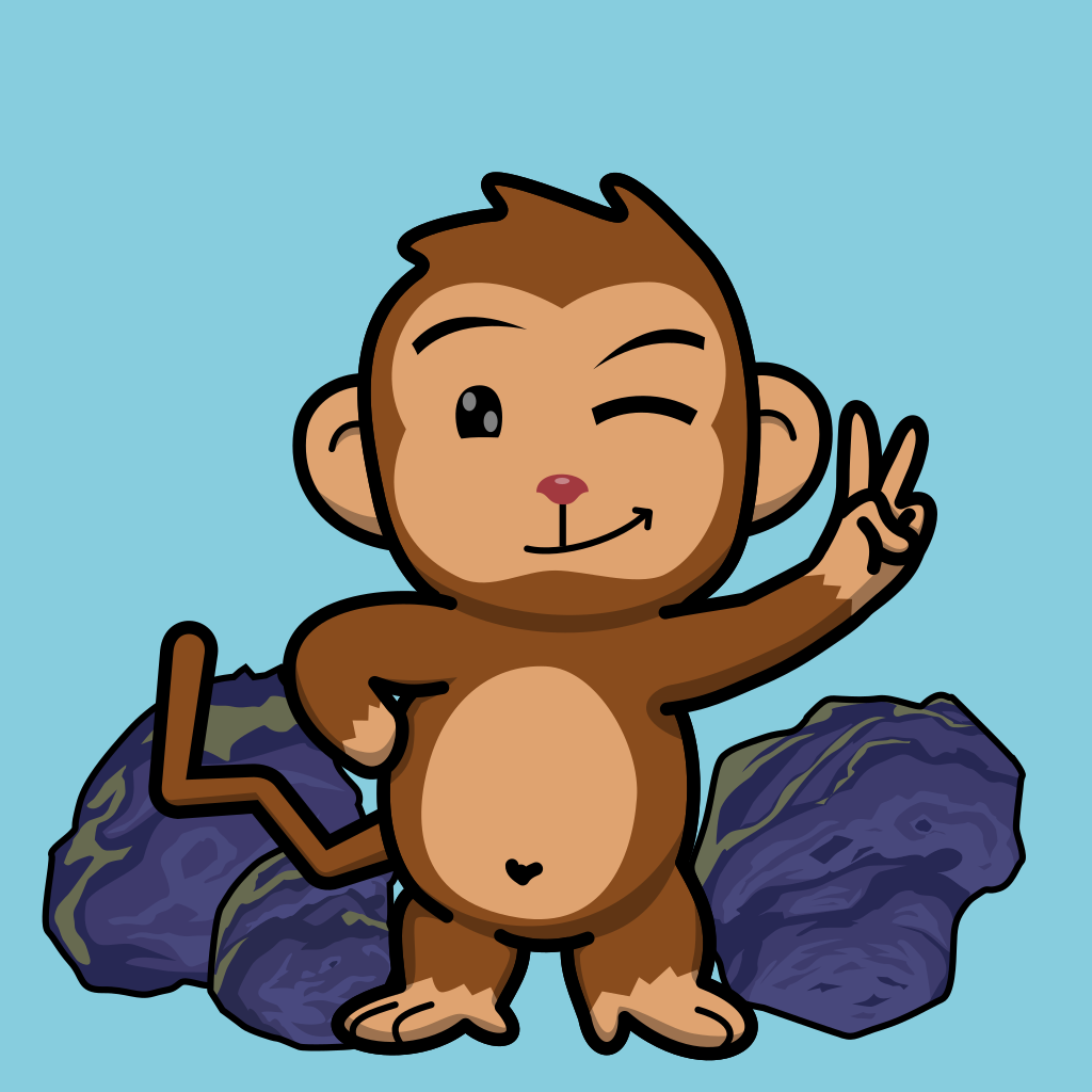 Space Monkey #6 NFT on Algorand