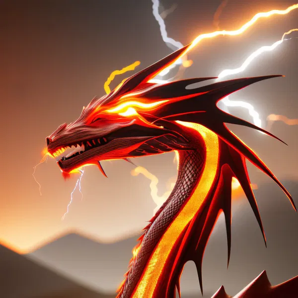 An image of DragonFi Thunder Dragons #89