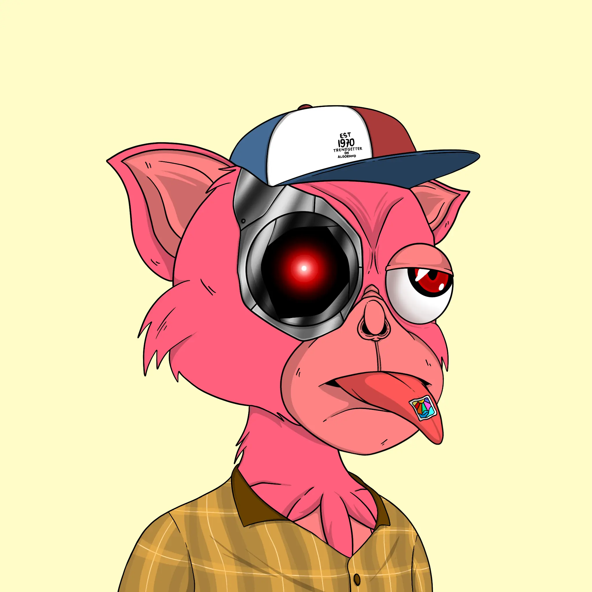 Trendy Tarsier #2166 NFT on Algorand