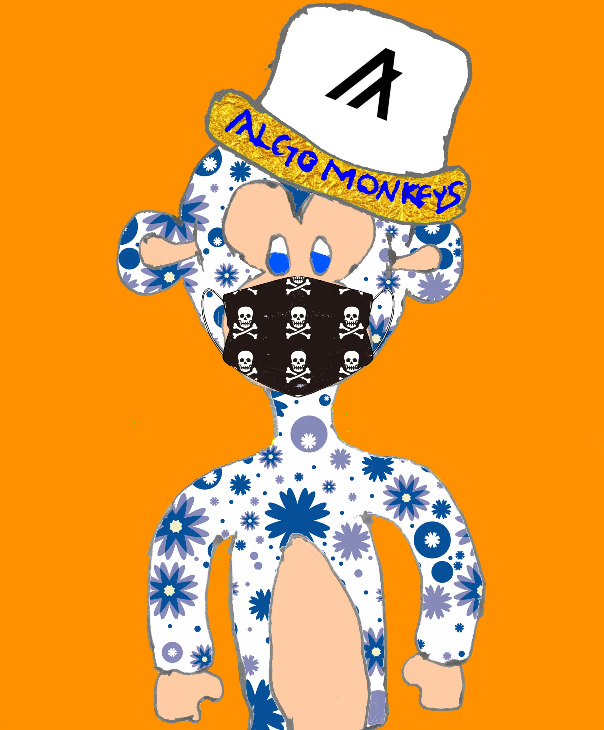 Algo Monkeys #51 NFT on Algorand