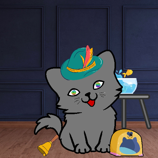 Happy Hoomens Cat#0477 NFT on Algorand