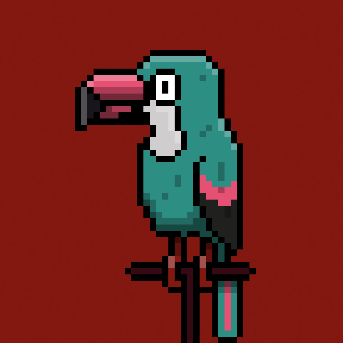 Algoparrot #28 - Evelina NFT on Algorand