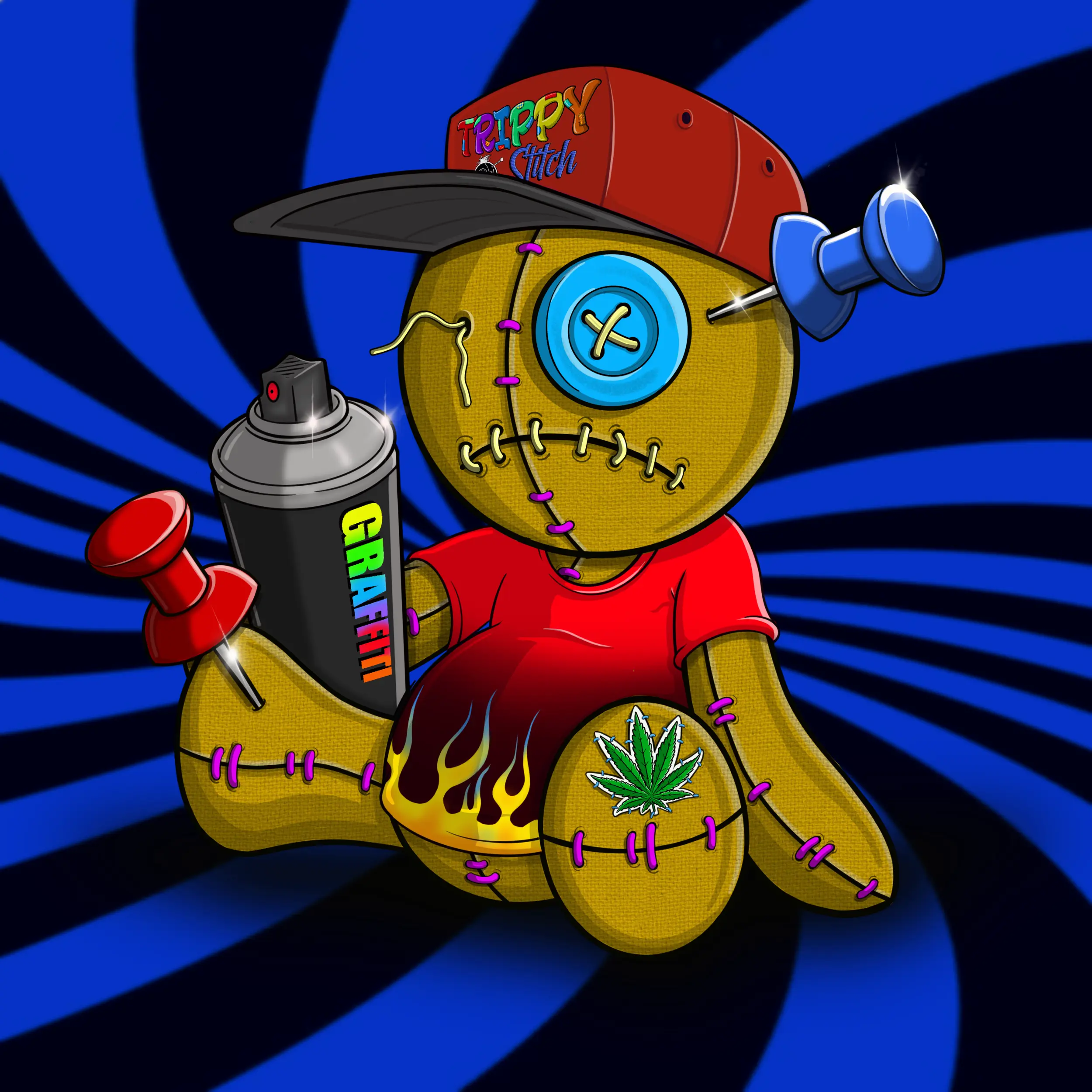 Trippy Stitch #797 NFT on Algorand