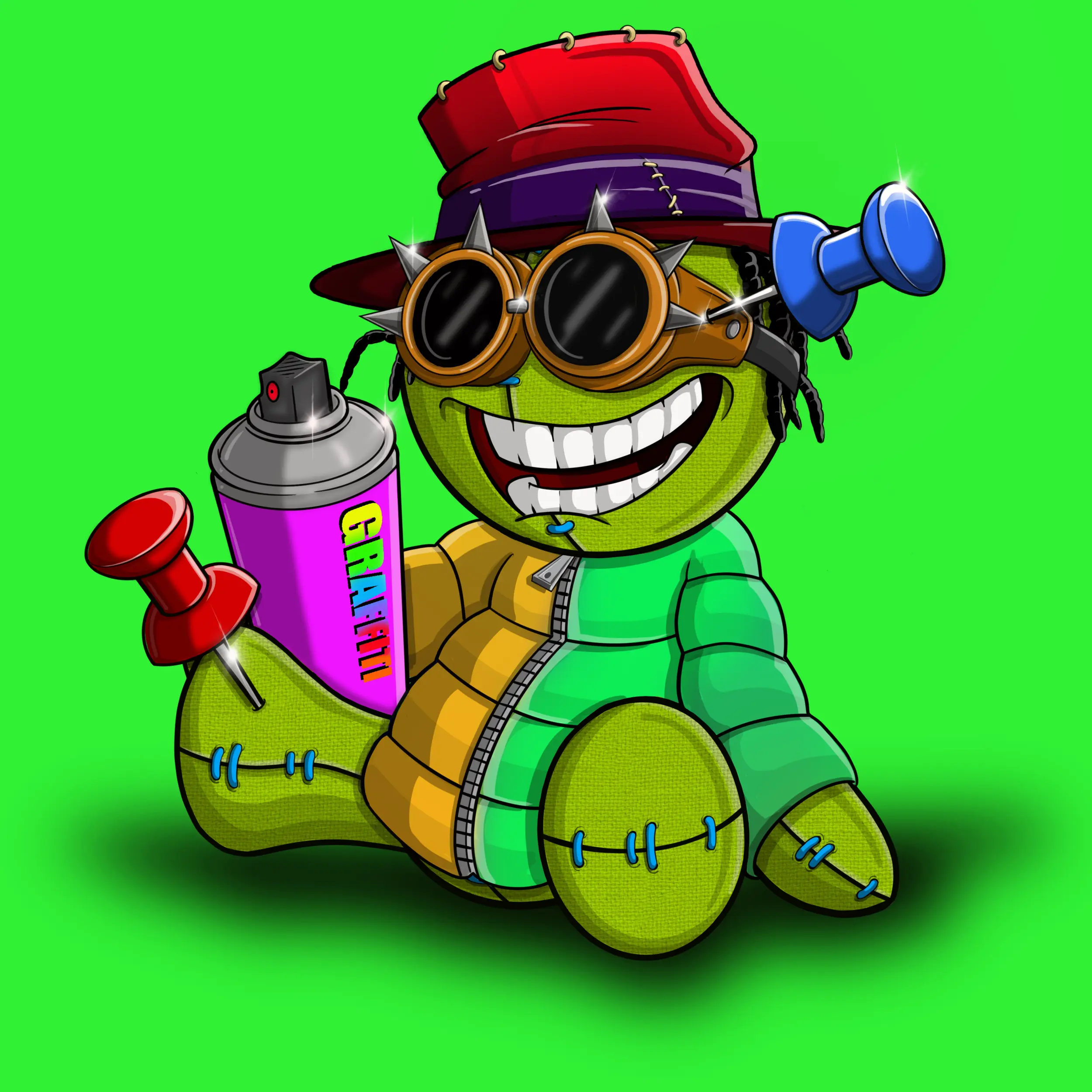 Trippy Stitch #492 NFT on Algorand