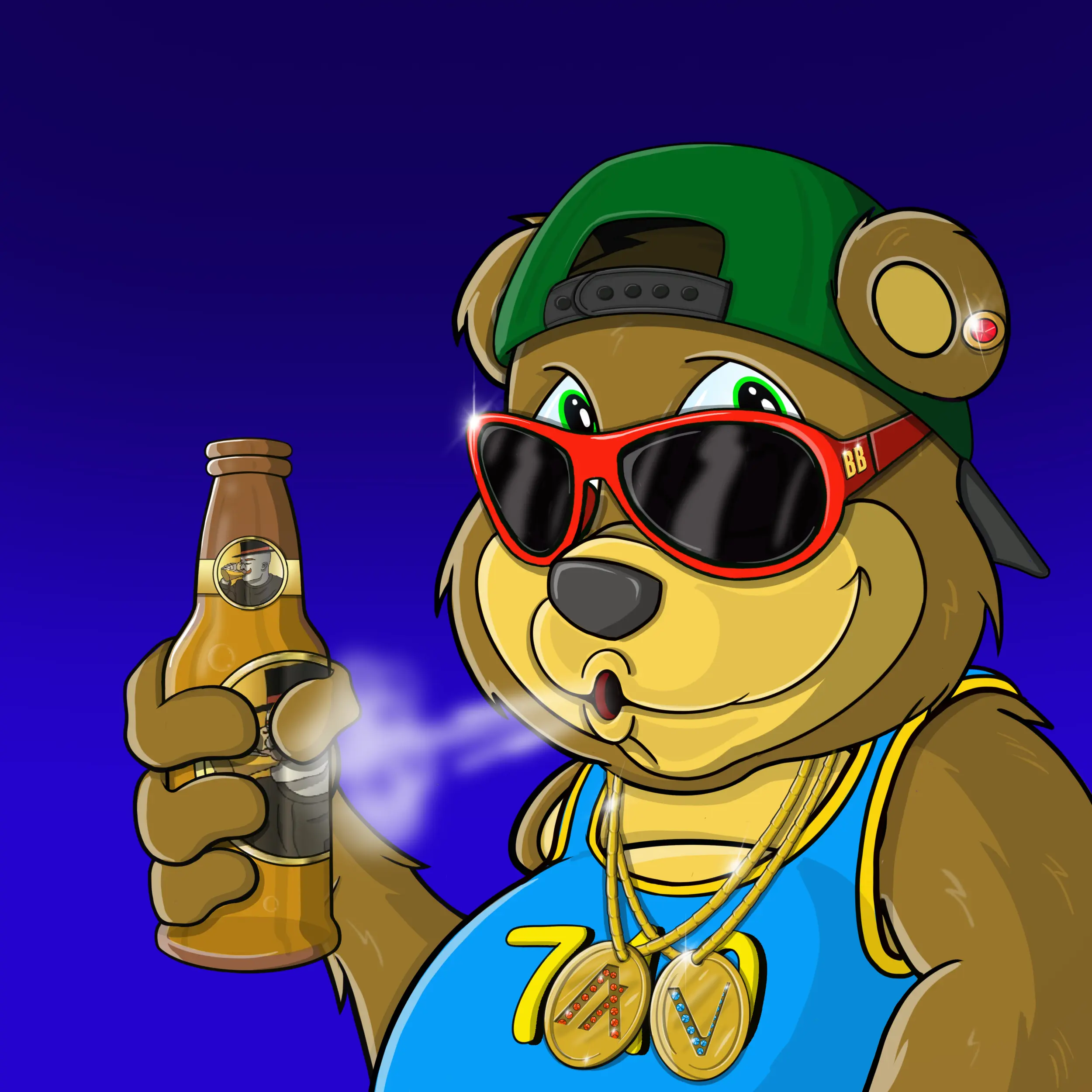 Burnin Bears #2215 NFT on Algorand