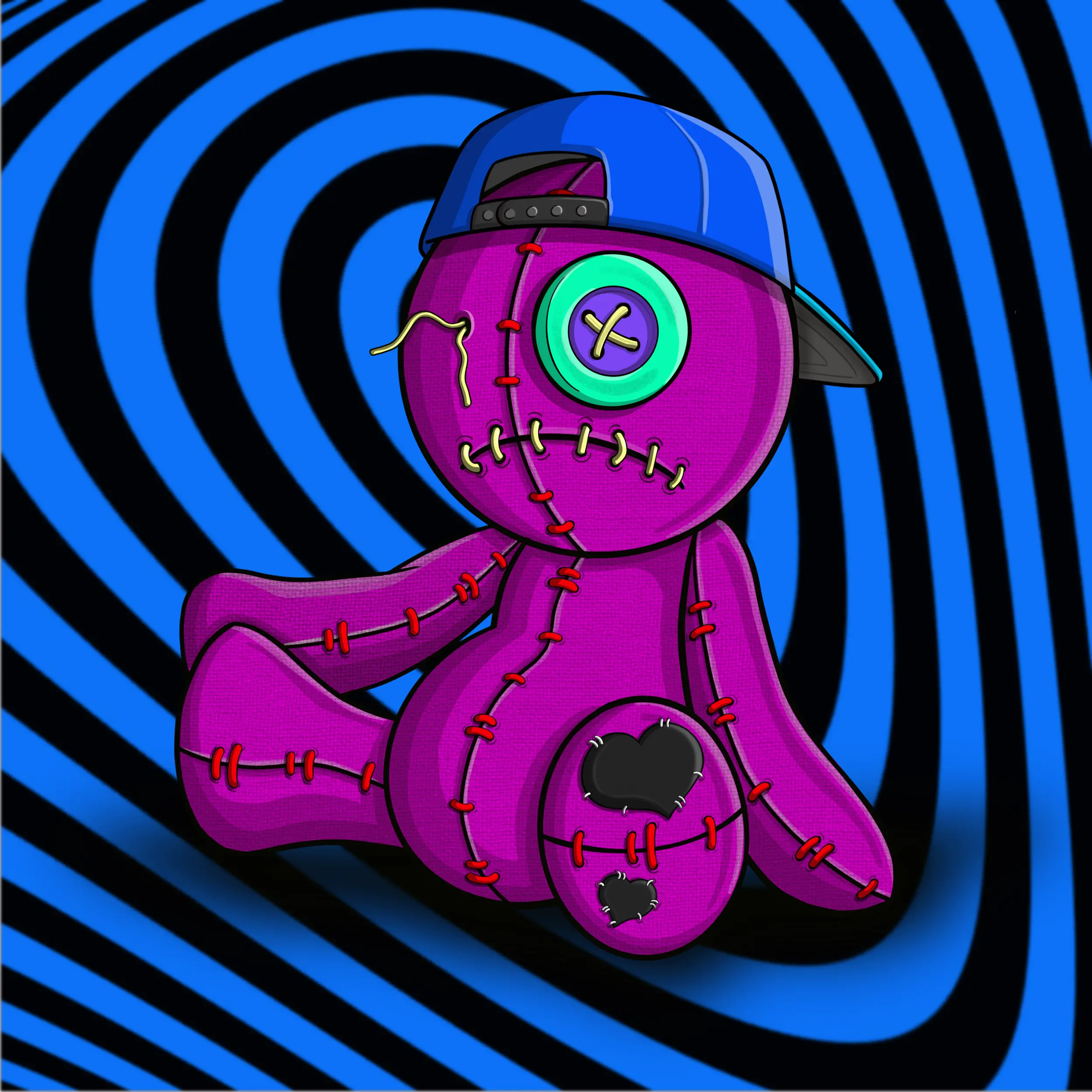 Trippy Stitch #1114 NFT on Algorand