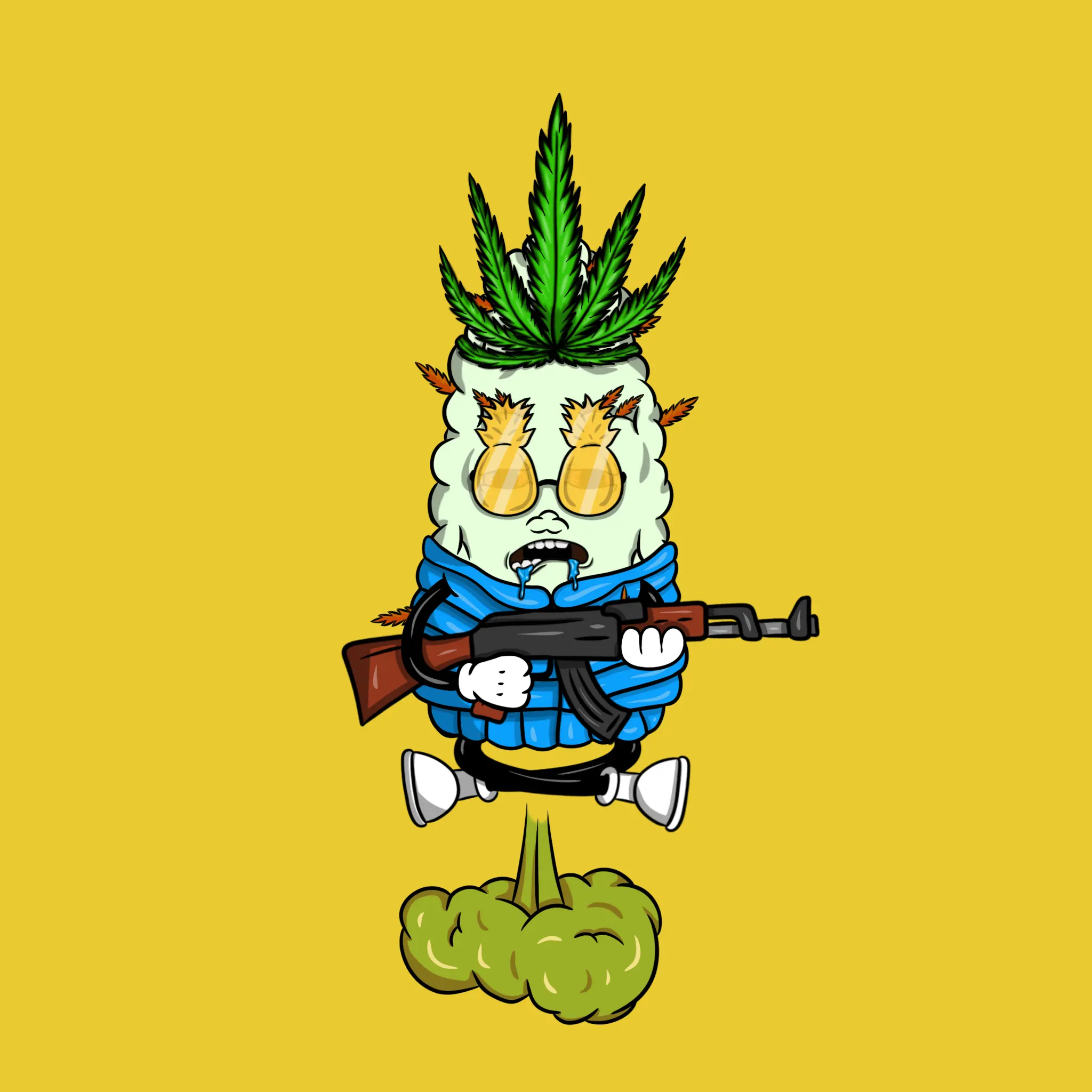 Blazing Budz #153 NFT on Algorand