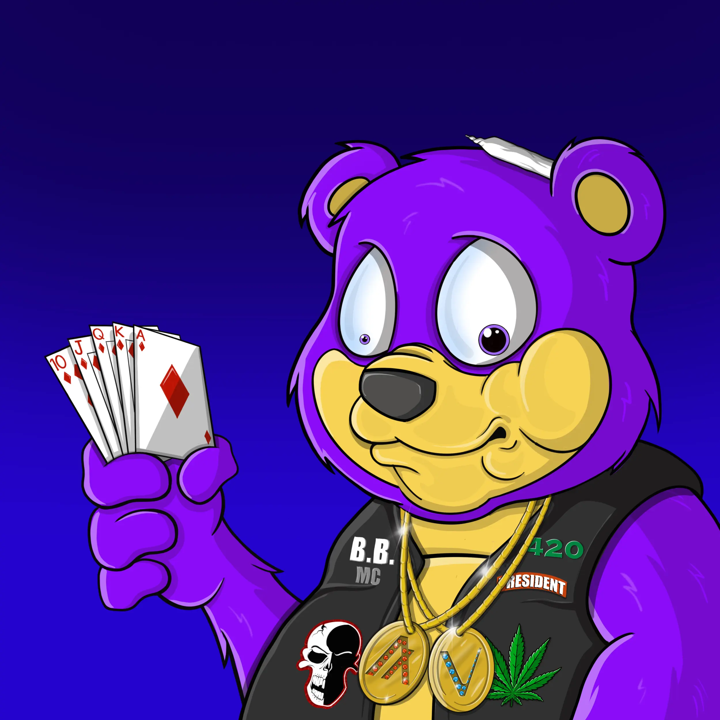 Burnin Bears #407 NFT on Algorand