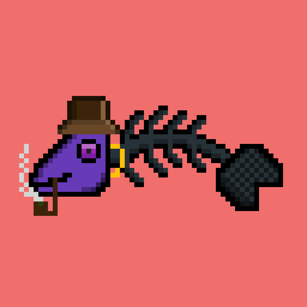 8-Bit BoneFish #258 NFT on Algorand