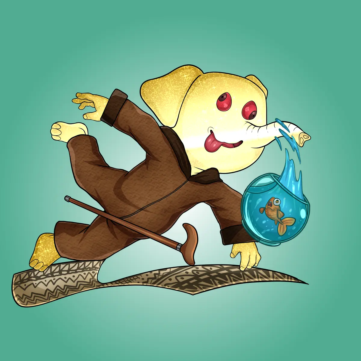 Rug Friends  #355 NFT on Algorand