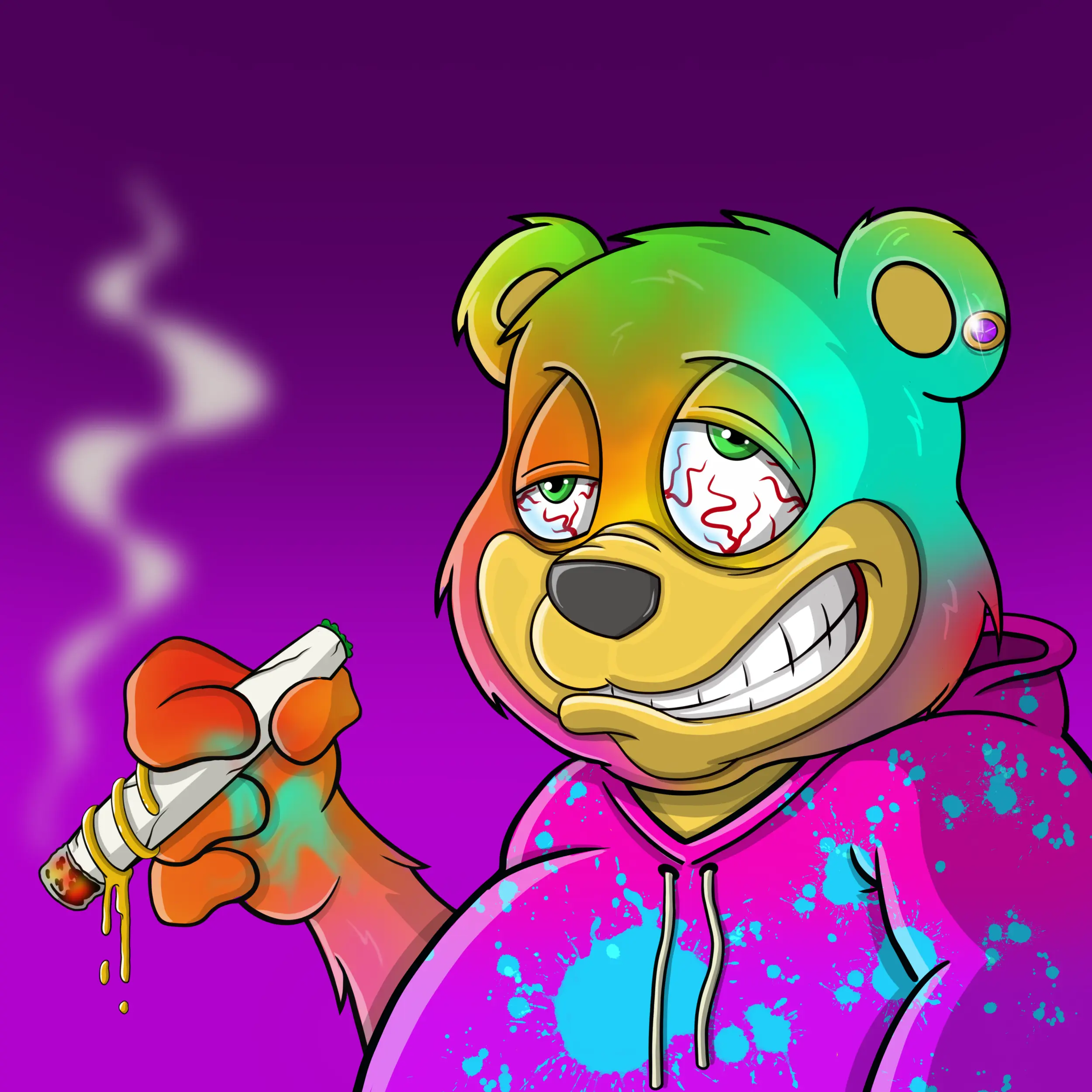 Burnin Bears #1054 NFT on Algorand