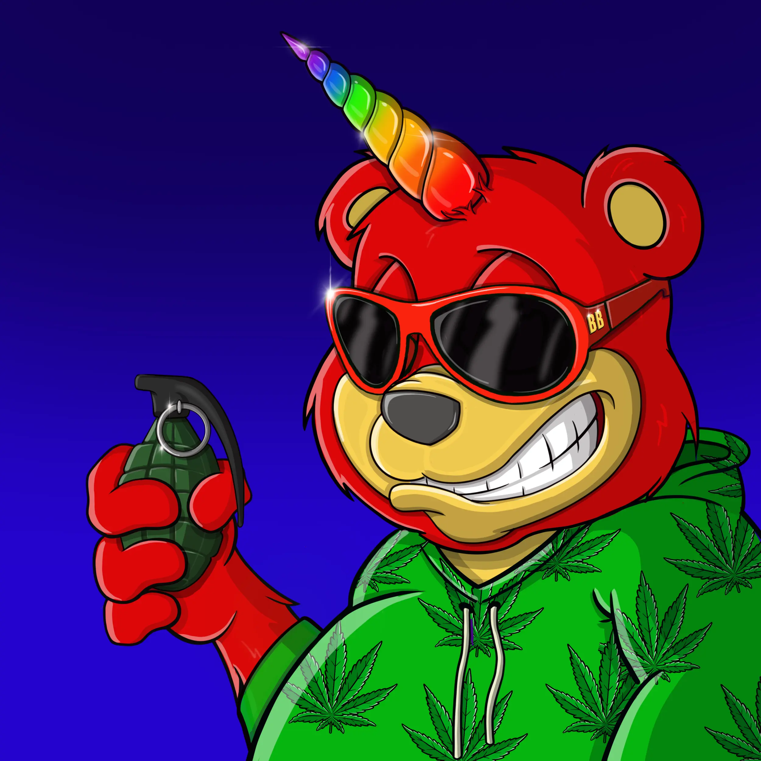 Burnin Bears #1049 NFT on Algorand