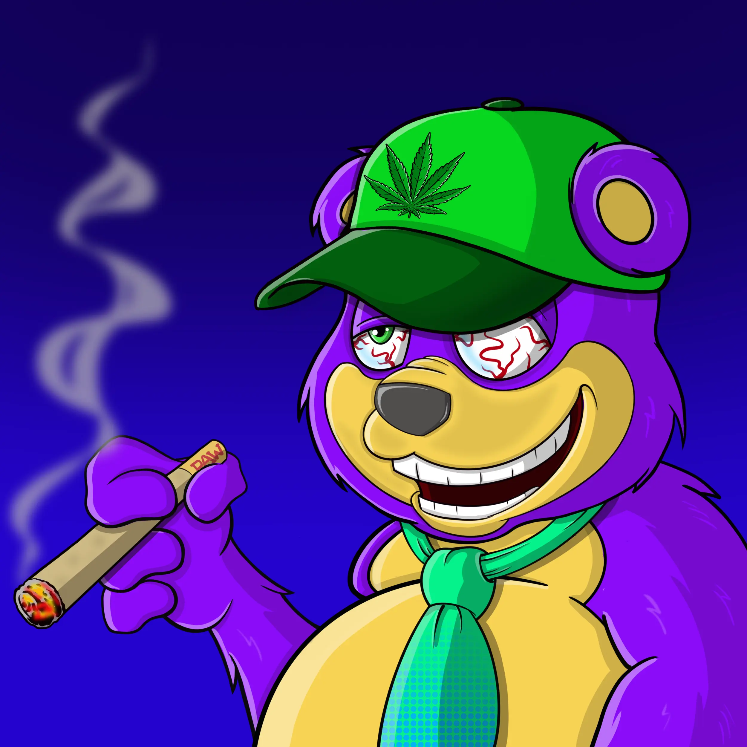 Burnin Bears #1560 NFT on Algorand