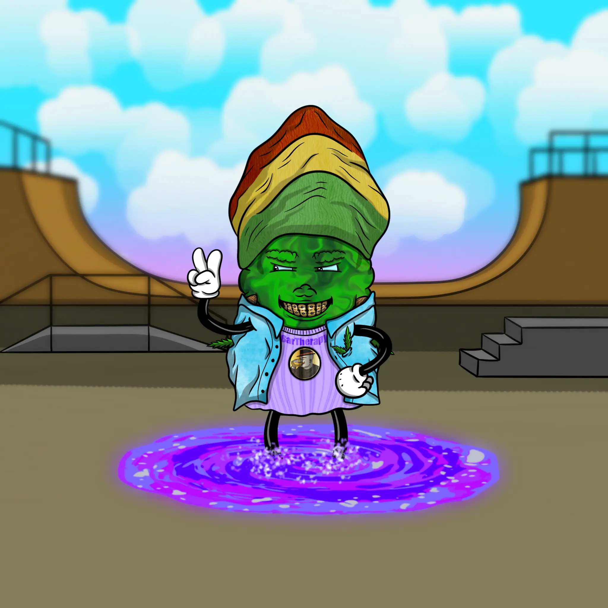 Blazing Budz #184 NFT on Algorand