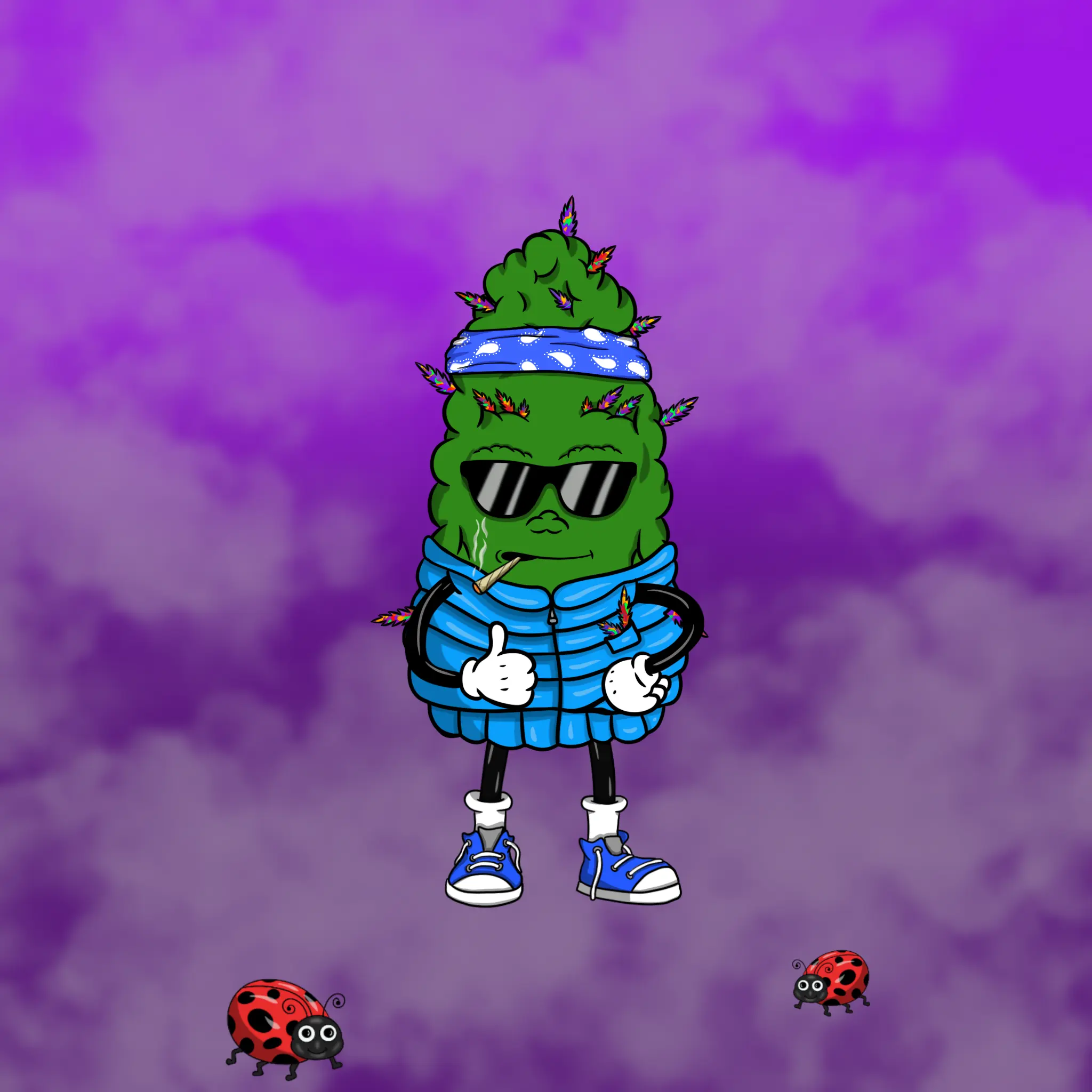 Blazing Budz #662 NFT on Algorand